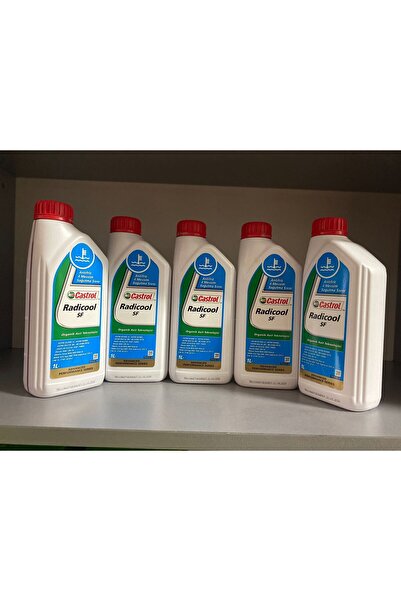 CASTROL 2024 TARİHLİ CASTROL Radicool Sf Kırmızı Antifriz 1 LİTRE-5 ADET