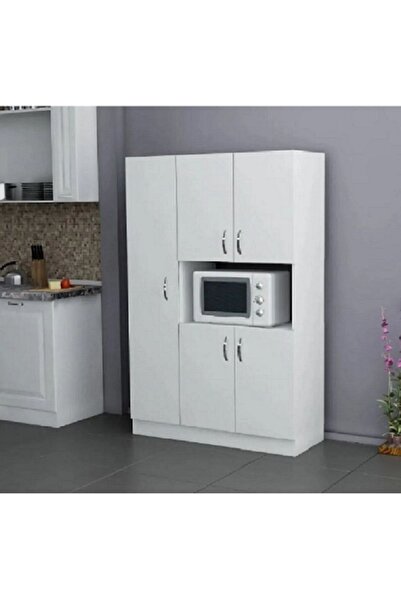 zerkaconcept Sena 5 Kapaklı Çok Amaçlı Dolap Mikrodalga Mini Fırın Dolap