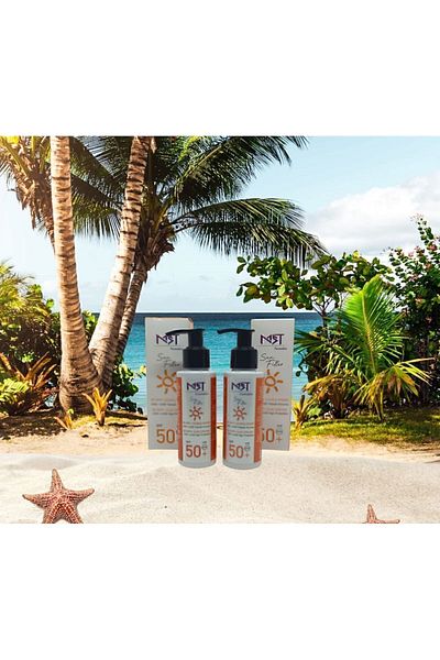 mst kozmetik Mst Sun Cream SPF 50+ - High Protection 100Ml 2 Pieces