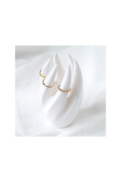 HobiHub Decorative Hand Shaped Ring and Jewelry Organizer, Jewelry Stand