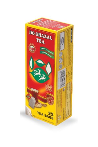 Do Ghazal Tea Do Ghazal 25-Piece - Pure Ceylon Glass Shake Tea