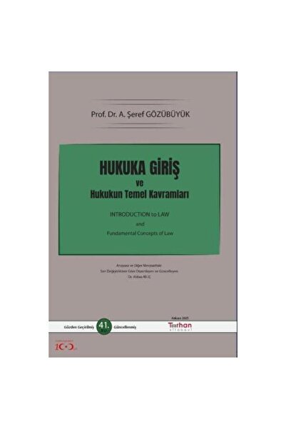 Turhan Kitabevi Hukuka Giriş ve Hukukun Temel Kavramları