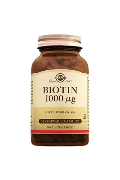 Solgar Biotin 1000 Mcg 50 Kapsül