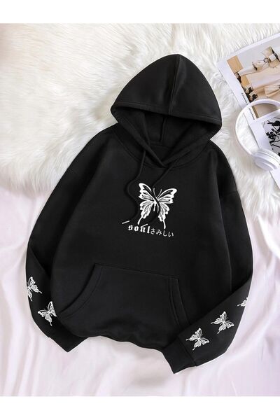 ZEMLİYA Ζακέτα Unisex Oversize με κουκούλα