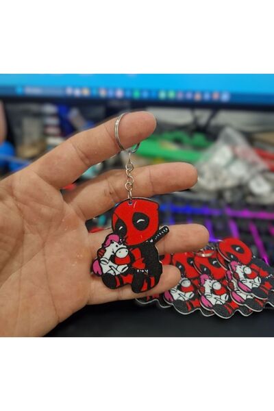HobiHub Unicorn Lu Deadpool Anahtarlık Çanta Aksesuarı