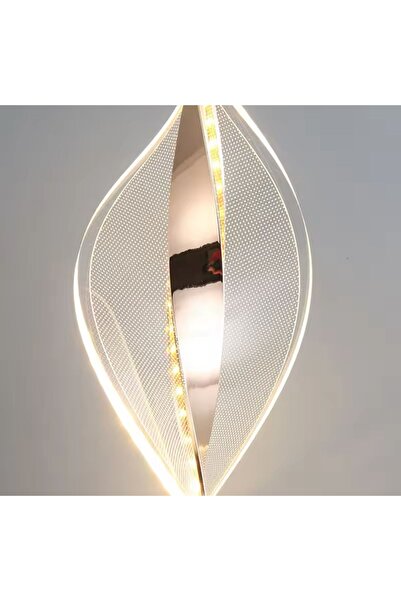 burenze Modern Tasarım Tekli Sarkıt Lucca Led Avize Gold Sarı 1 Adet