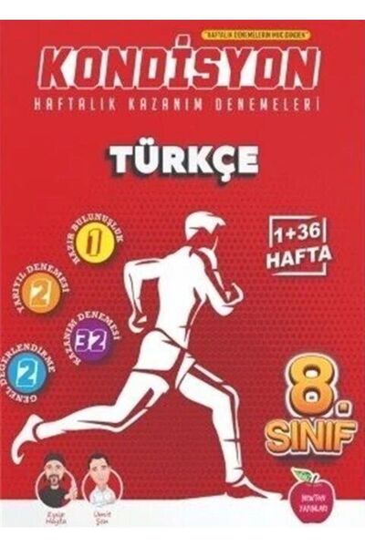 İndeks Akademi Yayıncılık 8. Sınıf Türkçe Kondisyon Haftalık Kazanım Denemele...