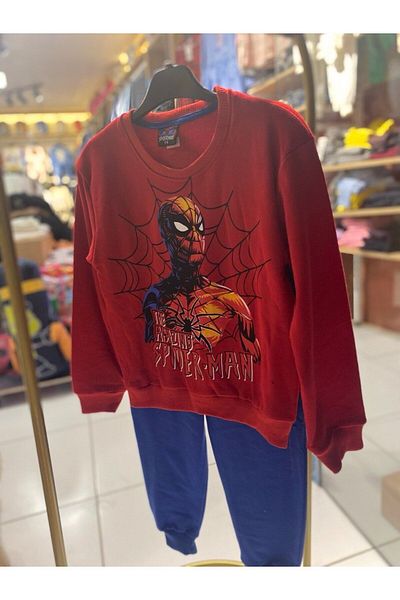 TİJK Boy's Spiderman Tracksuit Set