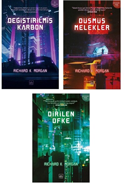 İthaki Yayınları Richard K. Morgan Seti 3'lü Kitap. Değiştirilmiş Karbon-düşm...
