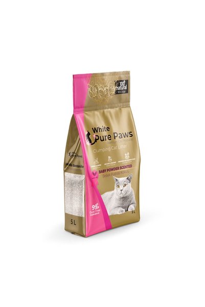 Pure Paws Baby Powder Kedi Kumu 5lt