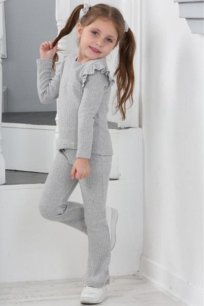 CENGO KIDS COCUK GIYIM GIRL'S SOFT TROUBLE DOUBLE SET