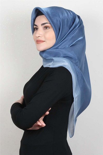 PİRAMİT Indigo Amber Glitter Scarf 3009-5