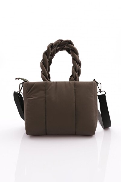 DGN Χακί γυναικεία τσάντα χεριού και ώμου - 11282334435102