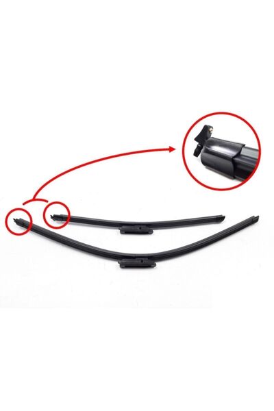 Silbak Citroen Cactus 2014-2019 Ön Cam Silecek Takımı Özel Fiskiyeli Smart Ma...