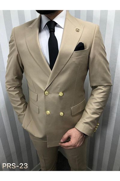 MASSARO Double-breasted Slim fit Suit