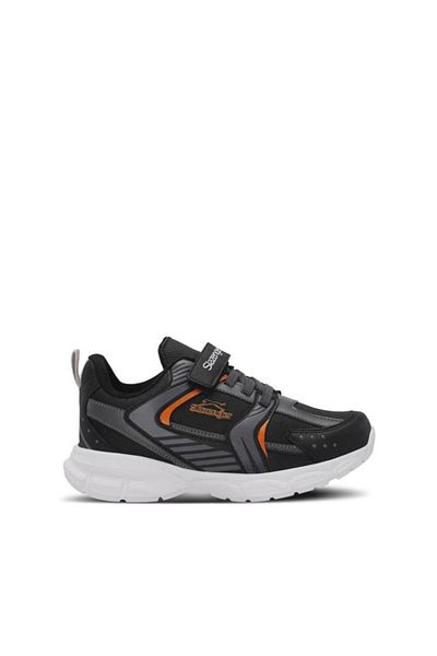 Slazenger Pantofi KENDALL unisex pentru copii - negru/gri închis SA24LF008-518