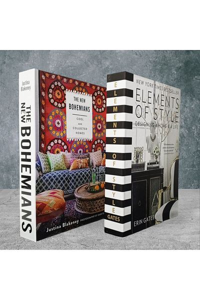 ndukkan Decorative Book Look Box Set of 2 Decorative Book Looking Box