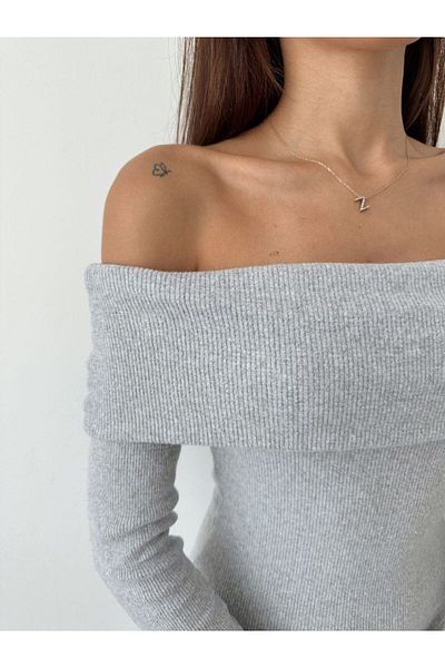 khar Camisole Madonna Neck Long Sleeve Mini Dress