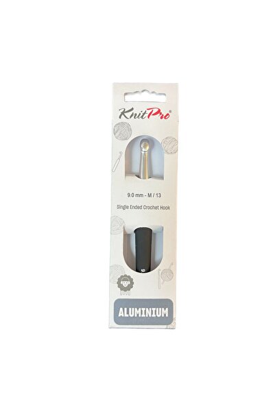 ŞENELYÜN Knitpro Aluminium Silikon Saplı Yün Tığ No: 9.00mm