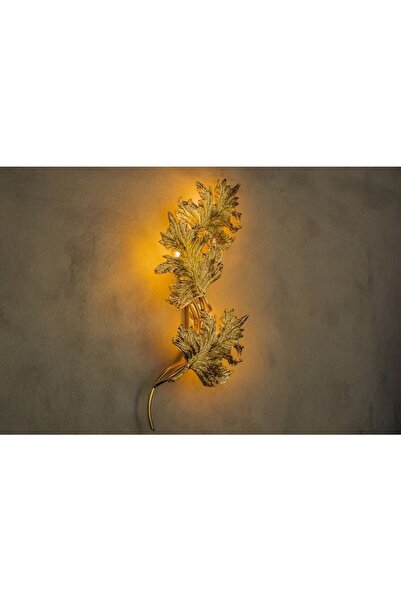 VİSENTE HOME 3lü Yaprak Döküm Aplik