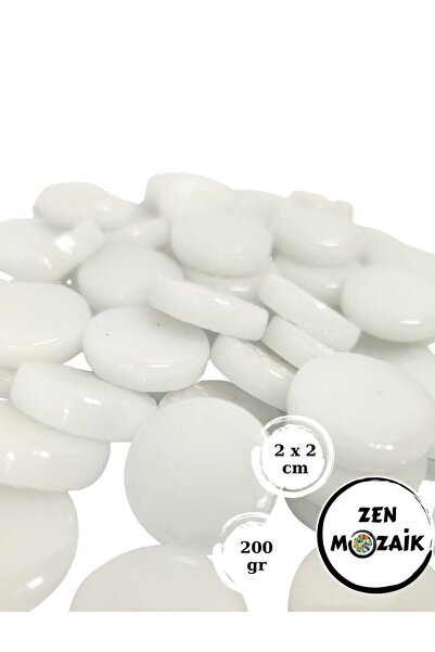 Zen Mozaik Sanatsal Mozaik Çalışmalarınız Için 2 Cm Yuvarlak Cam Mozaik Taşı ...
