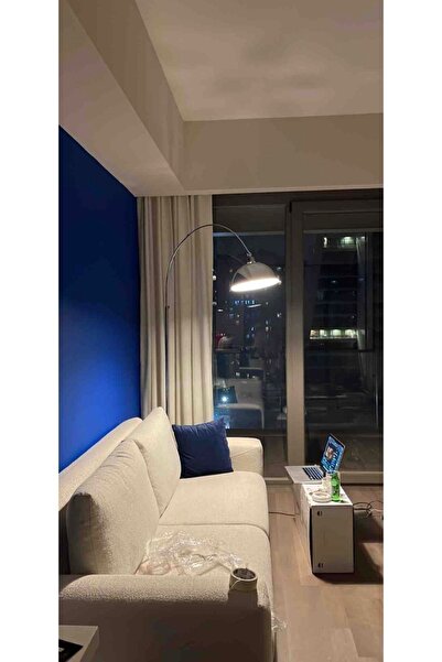 VİSENTE HOME Deve Boynu Krom Modern Lambader