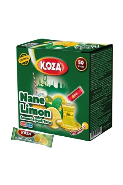 kozaiçecek Koza Nane - Limon Aromalı Tek Içimlik Içecek Tozu 50 Paket