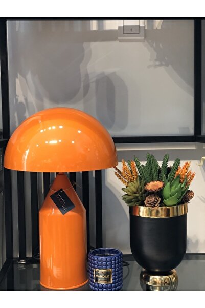 dekorbia Turuncu Mantar Abajur
