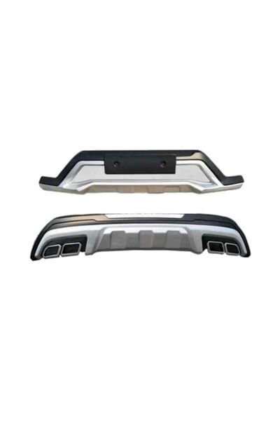 Araba Alışveriş Hyundai Aksesuar Tucson 2015-2018 Uyumlu Ön Arka Tampon Ek Ko...