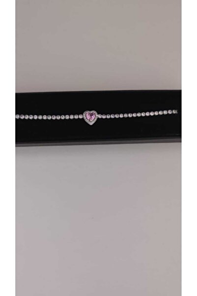 JUPİTER HOME Love Kalp Su Yolu Pandora,s Pembe Kalp Çelik Bileklik 14 Şubat Sevgililer Dogum Günü Hediye