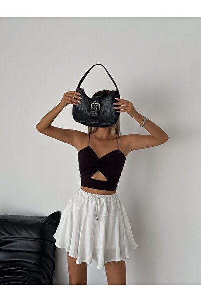 Noa Noa Tesatura modal - Fusta de baza cu pantaloni scurti