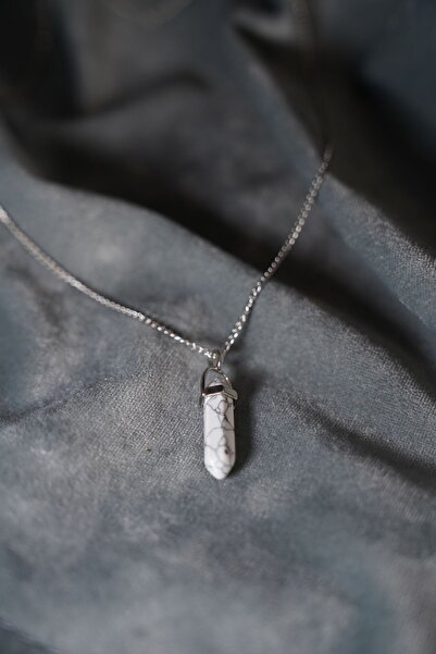 DOODLE قلادة من الحجر الطبيعي من هاولايت