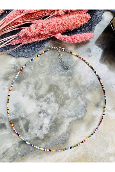 racoon atelier قلادة رملية بتفاصيل خرز