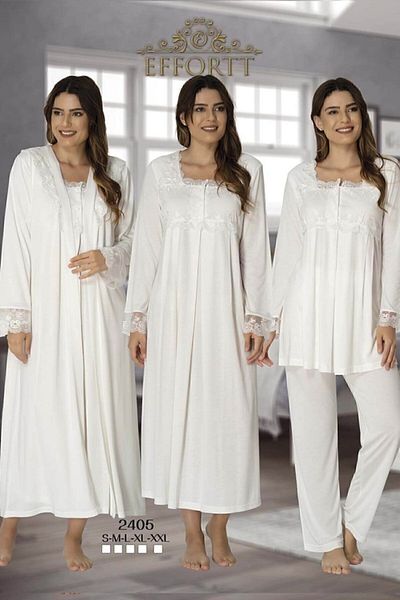 Effort Pijama مجموعة الأمومة بأذرع من الدانتيل