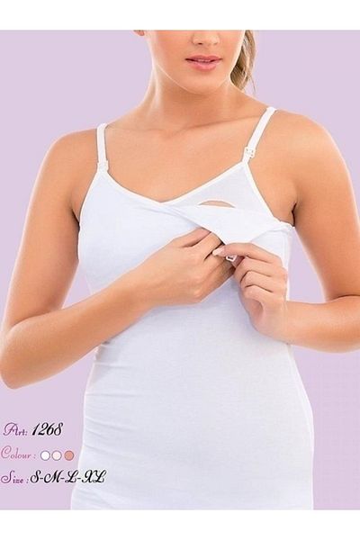 İmer Çamaşır Imer 1268 Modal Breastfeeding Tank