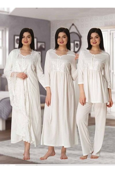 Effort Pijama مجموعة إفورت 3014e للحوامل مكونة من 4 قطع