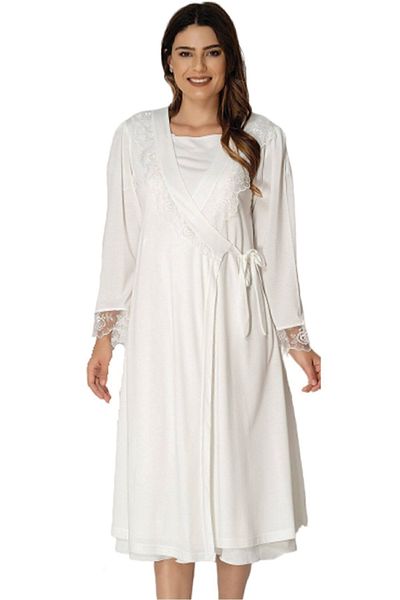 Effort Pijama Γυναικεία εκρού φόρεμα εγκυμοσύνης 2017