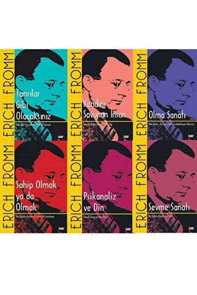 Say Yayınları Erich Fromm /6 Kitap Set - Psikanaliz Ve Din - Sevme Sanatı - Tanrılar Gibi Olacaksınız