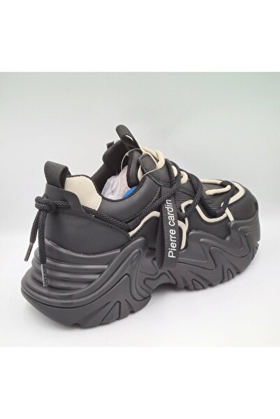 Pierre Cardin 11131 Μοντέλο - Μαύρο Ανατομικό Γυναικείο Sneaker με Χοντρή Σόλα