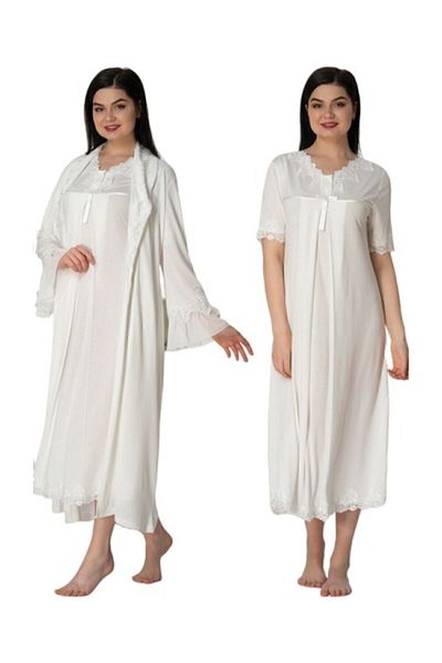 Effortt Dressing Gown Nightgown 5035-e