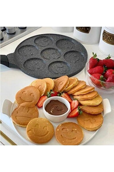 Esta 2’li Döküm Granit Pankek ve Krep Tava Seti – Profesyonel Lezzet, Eşit Pişirme