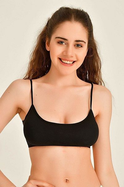 İmer Çamaşır Women's Black Modal Sports Bustier 2603