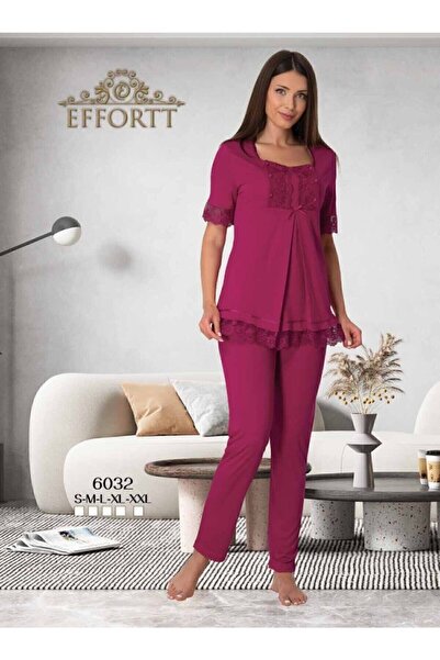 Effortt Δαντελένια Πιτζάμες εγκυμοσύνης 6032