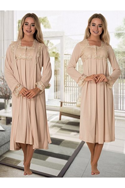 kaktüslohusa مجموعة ملابس الأمومة وثوب النوم للنساء من Effort Mink 2402