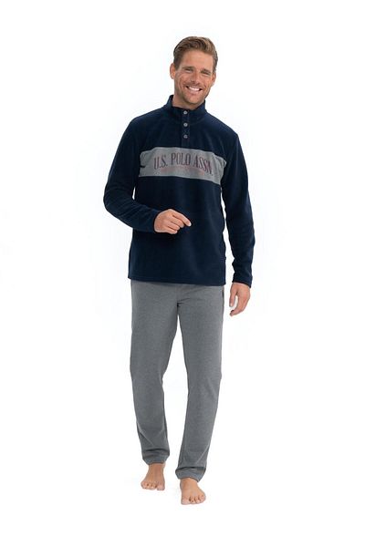 U.S. Polo Assn. ΒΑΣΗ. Polo Assn. Ανδρικά ρούχα για το σπίτι Navy Blue - APLS 025KPM.1AES8.T.8RA2.OU6.P.KM.11
