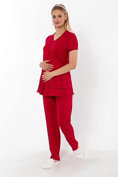ByLohusa Effortt Cherry Maternity Pajama Set
