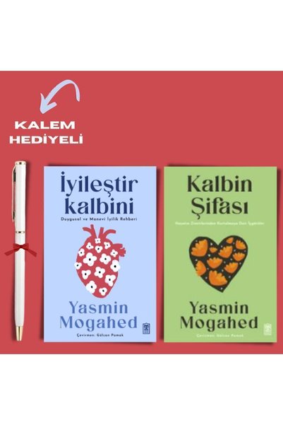 Timaş Yayınları Kalbin Şifası ve İyileştir Kalbini Kitap Seti (2 Kitap) Yasmi...