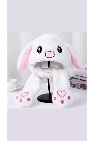 Piraye Hediyelik Eşya Animated Lighted Plush Hat Rabbit