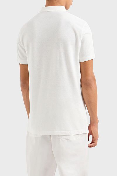 Armani Exchange Ανδρικό μπλουζάκι με λαιμόκοψη πόλο - βαμβακερό, κανονική εφαρμογή, μισό φερμουάρ 6DZFLC