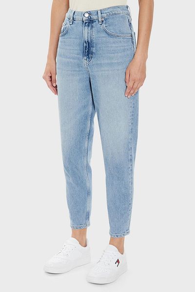 Tommy Jeans Cotton Mom Fit magas derekú farmer farmer NADRÁG DW0DW19247 1AB
